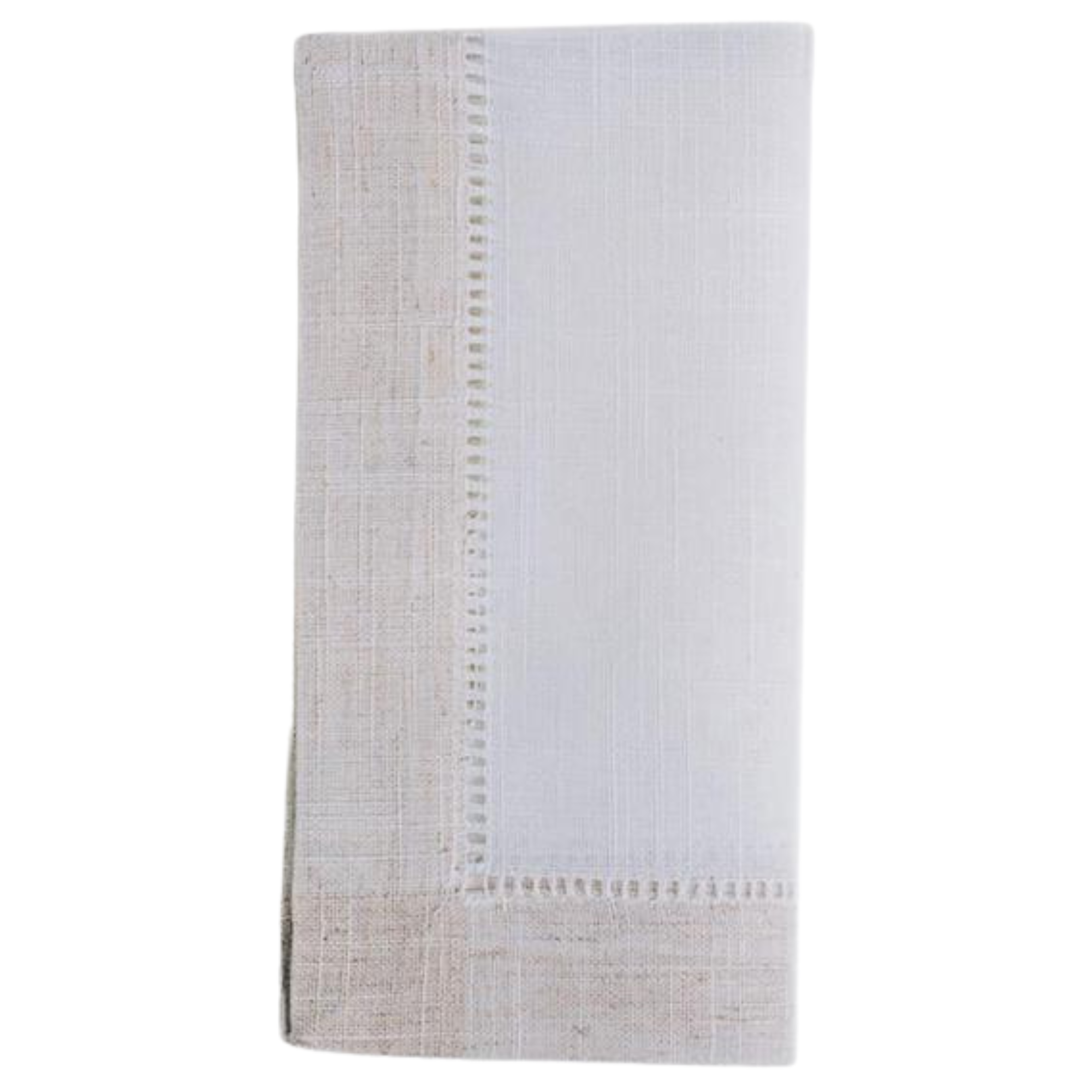 Two-Tone Flax Hemstitch