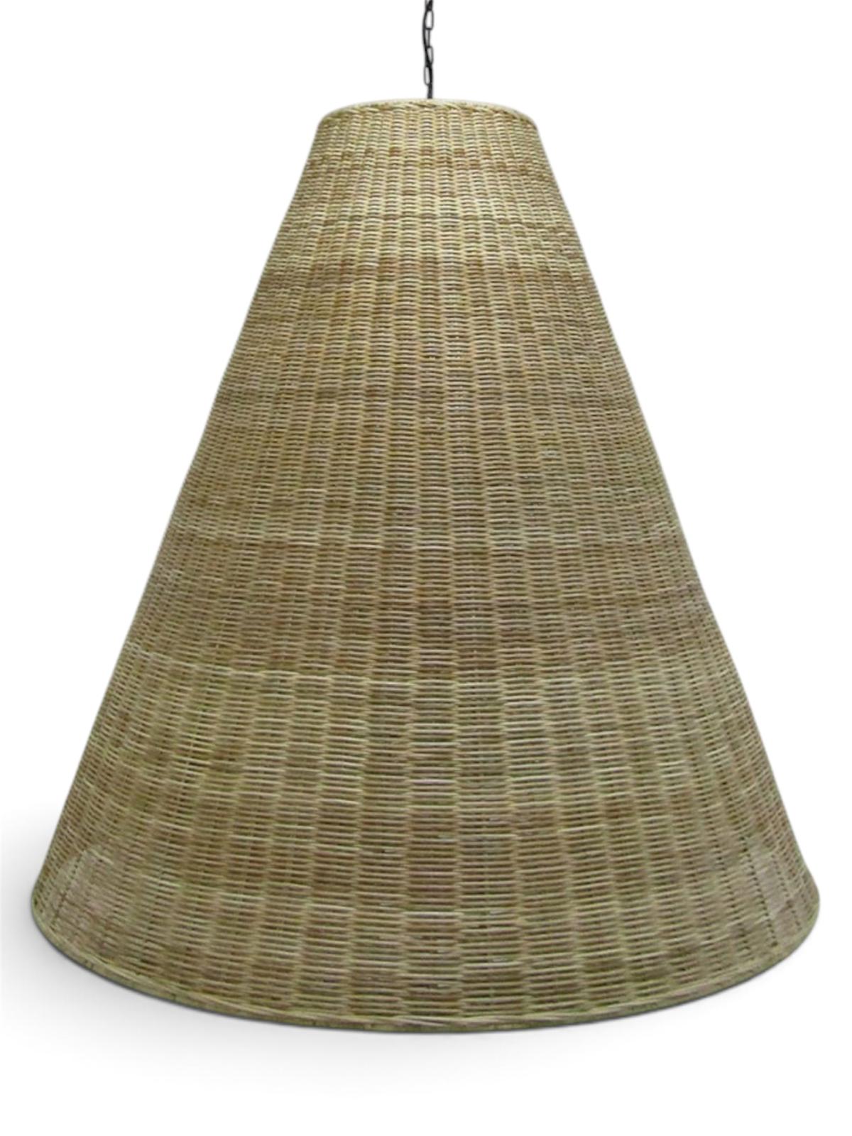 Rattan Pendant Chandelier